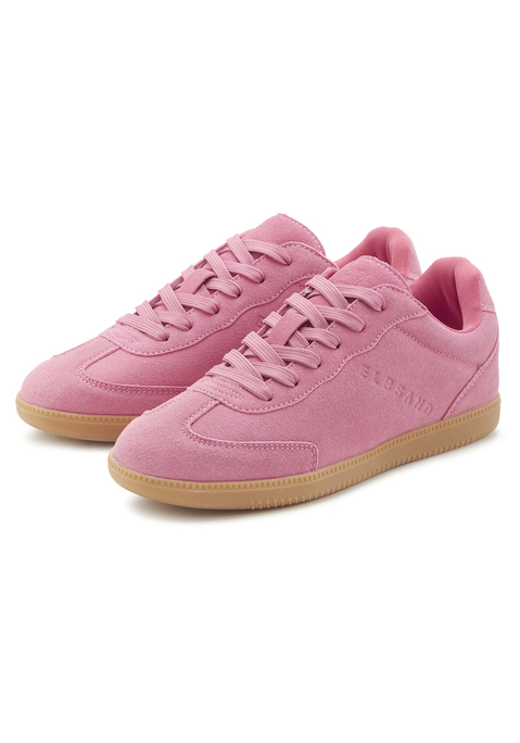 Bild: Sneaker von Elbsand: Sneaker aus Leder von ELBSAND. Obermaterial aus Rindsleder und Lederimitat. Futter und Decksohle aus Textil. Laufsohle aus Synthetik.