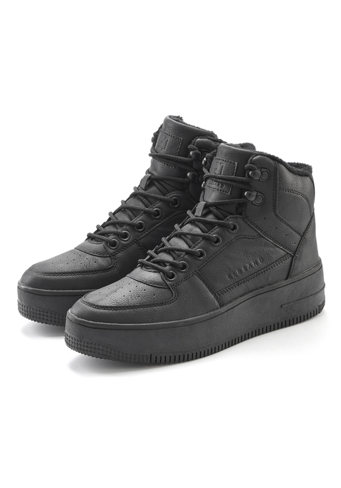 Bild: Sneaker von Elbsand: High Top Sneaker von ELBSAND. Mit herausnehmbarer Innensohle. Für lose Einlagen geeignet. Obermaterial aus Lederimitat. Futter und Decksohle aus Textil. Laufsohle aus Synthetik.