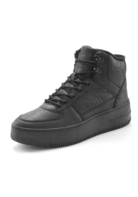 Bild: Sneaker von Elbsand: High Top Sneaker von ELBSAND. Mit herausnehmbarer Innensohle. Für lose Einlagen geeignet. Obermaterial aus Lederimitat. Futter und Decksohle aus Textil. Laufsohle aus Synthetik.