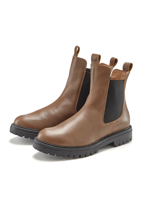 Bild: Stiefelette von Elbsand: Stiefelette aus Leder von ELBSAND. Made in Spain. Obermaterial aus Rindsleder. Futter, Decksohle und Laufsohle aus Synthetik.