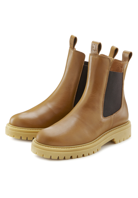 Bild: Stiefelette von Elbsand: Stiefelette aus Leder von ELBSAND. Made in Spain. Obermaterial aus Rindsleder. Futter, Decksohle und Laufsohle aus Synthetik.