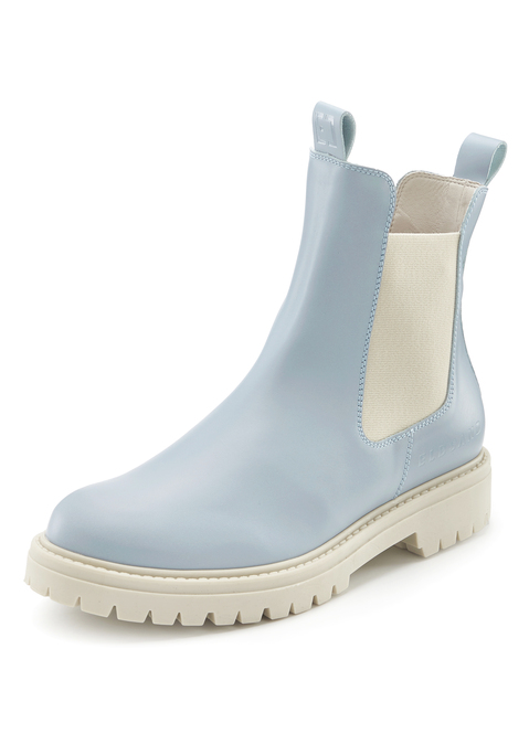 Bild: Stiefelette von Elbsand: Stiefelette von Elbsand. Aus hochwertigem Leder. Klassische Chelsea-Form mit seitlichem Stretch-Einsatz. Bequem und komfortabel. Vielseitig kombinierbar zu Jeans, Kleidern oder Röcken.