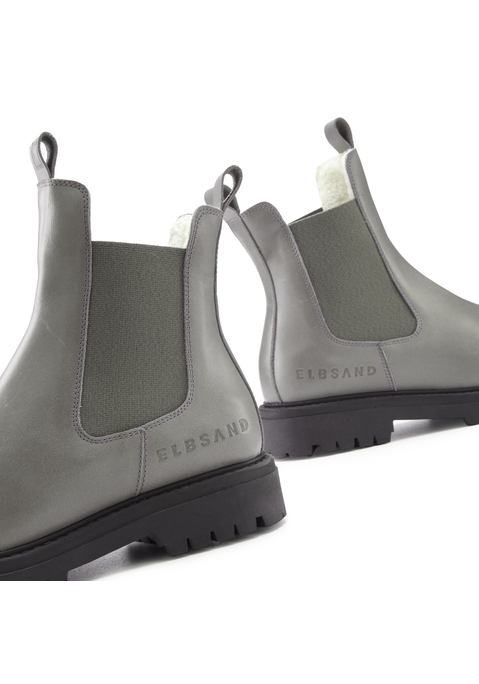 Bild: Stiefelette von Elbsand: Winter-Stiefelette aus Leder von Elbsand. Bequemer Stretch-Einsatz für einfaches An- und Ausziehen. Perfekt für kalte Tage. Hochwertige Leder mit kuscheligem Warmfutter