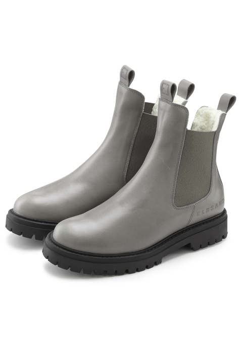 Bild: Stiefelette von Elbsand: Winter-Stiefelette aus Leder von Elbsand. Bequemer Stretch-Einsatz für einfaches An- und Ausziehen. Perfekt für kalte Tage. Hochwertige Leder mit kuscheligem Warmfutter