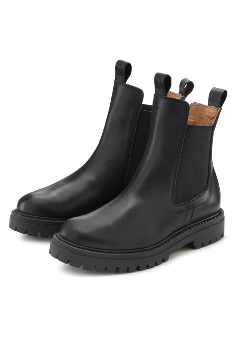 Bild: Stiefelette von Elbsand: Stiefelette aus Leder von ELBSAND. Made in Spain. Obermaterial aus Rindsleder. Futter, Decksohle und Laufsohle aus Synthetik.