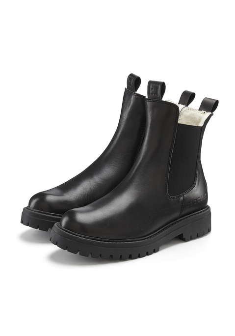 Bild: Stiefelette von Elbsand: Winter-Stiefelette aus Leder von Elbsand. Bequemer Stretch-Einsatz für einfaches An- und Ausziehen. Perfekt für kalte Tage. Hochwertige Leder mit kuscheligem Warmfutter