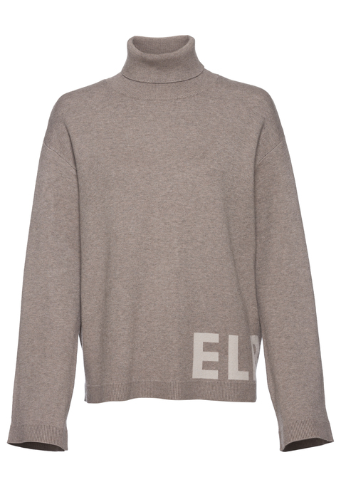 ELBSAND Sweater Damen taupe Gr.32/34