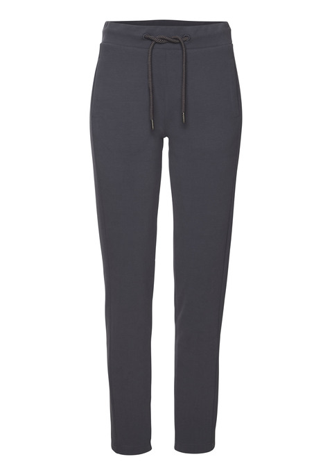 Bild: Sweathose von Elbsand: Sweatpants von Elbsand im bequemen Tapered-fit. Breiter Bund mit Kordelzug und Flockprint hinten. Eingrifftaschen und aufgesetzte Gesäßtaschen. Aus weicher, innen angerauter Sweatware.