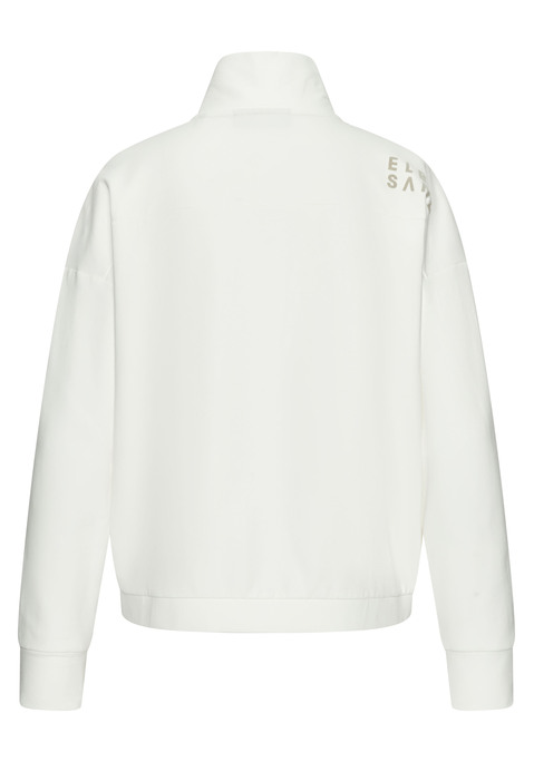 Bild: Sweatjacke von Elbsand: Turtleneck-Sweatjacke von Elbsand mit kleinem Logoprint hinten. Aufgesetzte Taschen mit seitlichem Eingriff und Fake-Passe. Loose Fit. Breiter, innen liegender Gummizug am Bund. Supersofte Baumwolle mit Elasthananteil.