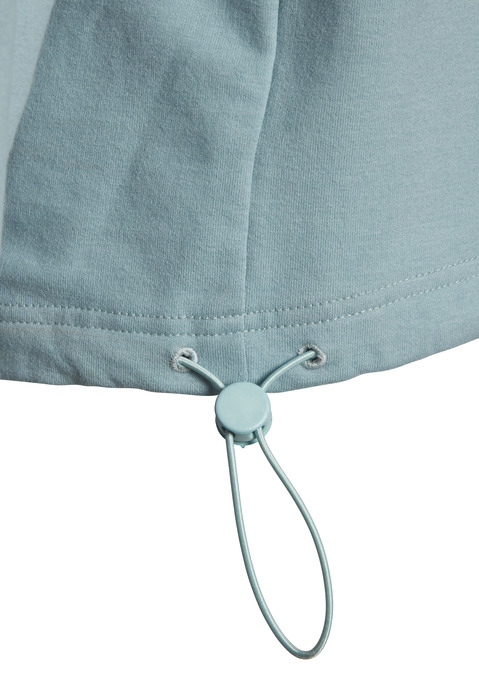 Bild: Sweatshirt von Elbsand: Gemütliches Sweatshirt von Elbsand. Ein Highlight: der verstellbare Gummizug am Saum. Lange Ärmel und ein sportlicher, runder Halsausschnitt. Logodruck auf der Brust. Aus weicher Sweatware.