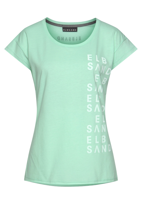 T-Shirt von ELBSAND in mint