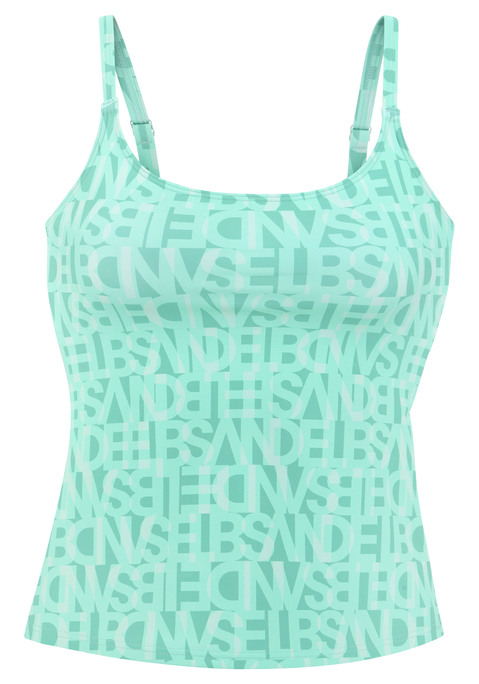 ELBSAND Tankini-Top Damen mint Gr.44 Cup C/D