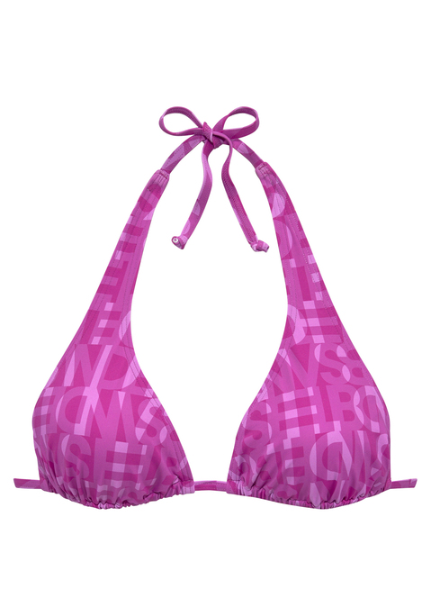 ELBSAND Triangel-Bikini-Top Damen fuchsia Gr.34 Cup C/D