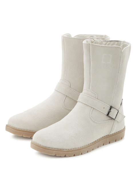 Bild: Winterstiefel von Elbsand: Stiefelette aus Leder mit Warmfutter von ELBSAND. Wasserabweisende Comfortex-Klimamembrane. Obermaterial aus Rindsleder. Futter und Decksohle aus Warmfutter. Laufsohle aus Synthetik.