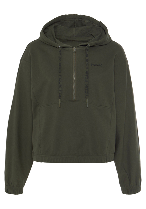 FCUK Hoodie Damen khaki Gr.32/34