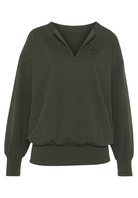 FCUK Sweatshirt Damen khaki Gr.32/34