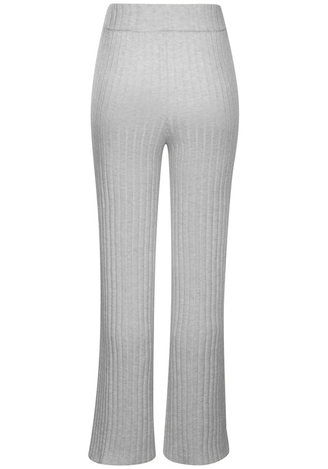 Bild: Homewearhose von French Connection: Bequeme Loungehose von French Connection mit weiten Beinen. Elastisches Bündchen, figurumschmeichelnde Passform. Lässiger Look für jeden Anlass. Extrakuscheliges, geripptes Material.