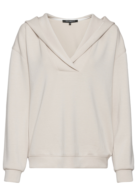 FRENCH CONNECTION Hoodie Damen beige Gr.32/34