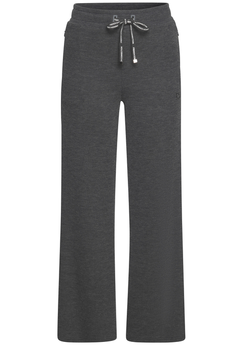Bild: Loungepants von French Connection: Superkomfortable Loungehose von French Connection in Strickoptik. Elastischer Bund mit bedrucktem Bindeband und kleinem Logo. Weite Passform mit nahtfeinen Reißverschlusstaschen. Vielseitig kombinierbar. Weiche Qualität.
