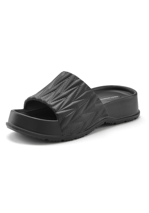 Bild: Pantolette von French Connection: Pantolette aus wasserabweisendem Material von FRENCH CONNECTION. Hervorragend geeignet für Strand und Pool. Obermaterial, Futter, Decksohle und Laufsohle aus Synthetik.