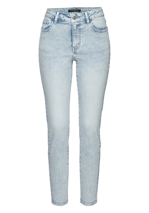 Bild: Skinny-fit-Jeans von French Connection: Macht eine tolle Figur: Skinny-fit-Jeans von French Connection mit normaler Leibhöhe. Klassischer 5-Pocket-Style. Gürtelschlaufen. Toll zu kombinieren für die Freizeit. Optimale Bewegungsfreiheit durch elastisches Material.
