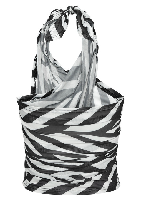 Bild: Strandrock von French Connection: Kurzer Pareo von French Connection. In verschiedenen Varianten zu stylen. Vielseitiges Accessoire für Strand und Pool. Transparente, leichte Meshware.