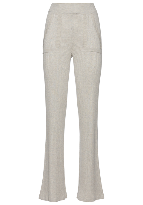 Bild: Strickhose von French Connection: Strickhose von French Connection. Mit weitem Bein. Elastischer Bund. Aufgesetzte Taschen. Weiche, fließende Qualität mit Viskose aus verbesserter Rohstoffbeschaffung.