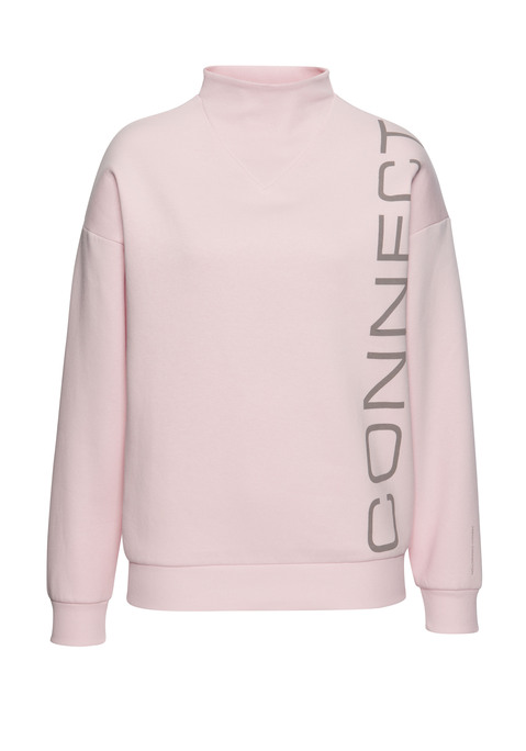 Bild: Sweater von French Connection: Cooles Sweatshirt von French Connection mit Stehkragen und langen Ärmeln. Rippbündchen und ein Logodruck auf der linken Brust setzen moderne Akzente. Gut kombinierbar. Extraweiches Material für ein angenehmes Tragegefühl.