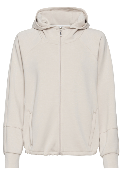 Bild: Sweatjacke von French Connection: Sweatjacke von French Conection. Mit hochstehendem Kragen und Kapuze. Durchgehender Reißverschluss. Seitliche Reißverschlusstaschen. Bündchen an den Ärmelenden. Weiche Qualität.