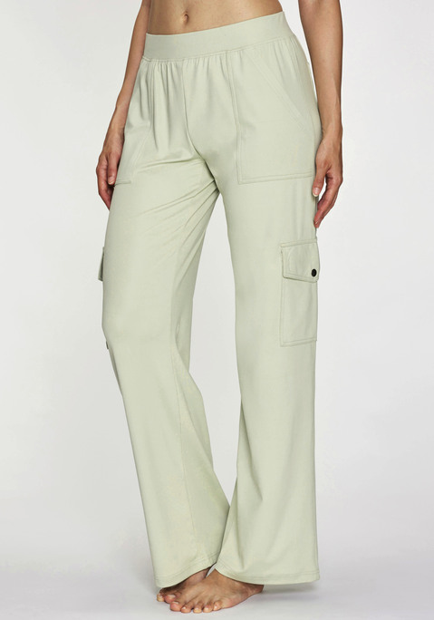 Bild: Cargohose von H.I.S: Coole Cargohose von H.I.S. Bequemer Schlupfbund. Cargotaschen mit Druckknopf verschließbar. Mit mehreren Taschen. Weich fließende Qualität.