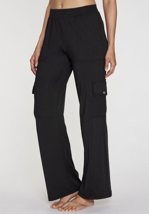 Bild: Cargohose von H.I.S: Coole Cargohose von H.I.S. Bequemer Schlupfbund. Cargotaschen mit Druckknopf verschließbar. Mit mehreren Taschen. Weich fließende Qualität.