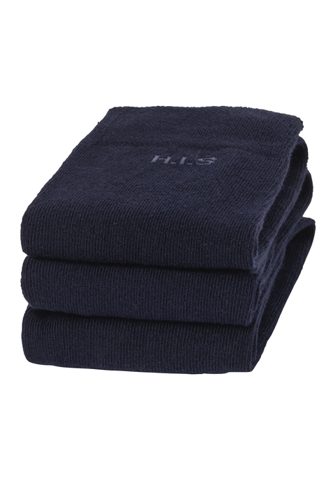 Bild: Kniestrümpfe von H.I.S: Tolle Basic-Kniestrümpfe für jede Gelegenheit. Hochwertige Qualität für Beruf oder Freizeit. Mit diesem Kniestrumpf wird jeder Tag zum Vergnügen. Das speziell konstruierte Bündchen ohne einschneidendes Gummi sorgt für erstklassigen Sitz ohne Einzuschneiden und vermeidet Druckstellen. Anschmiegsames, atmungsaktives und hautfreundliches Material, mit hohem Baumwoll-Anteil sorgt für ein angenehmes Fußklima. Mit verstärkten Belastungszonen für optimale Haltbarkeit. In strapazierfähiger Qualität - langlebig und pilling resistent. Sie erhalten 3 Paar. in verschiedenen Farb-Soritmenten oder nur in schwarz erhältlich. hervorragende Passform druch Einsatz von Elasthan. beständige Qualität auch nach mehreren Wäschen. gleichmäßiges Maschenbild.