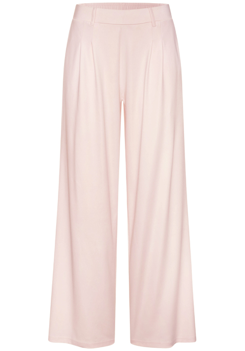 Bild: Palazzohose von H.I.S: Stylische Palazzohose von H.I.S. Hohe Taille, für Halt und Komfort. Weites Bein für einen zeitlosen Look. Mit Gürtelschlaufen und kleinen Falten. Weich fließendes Material.