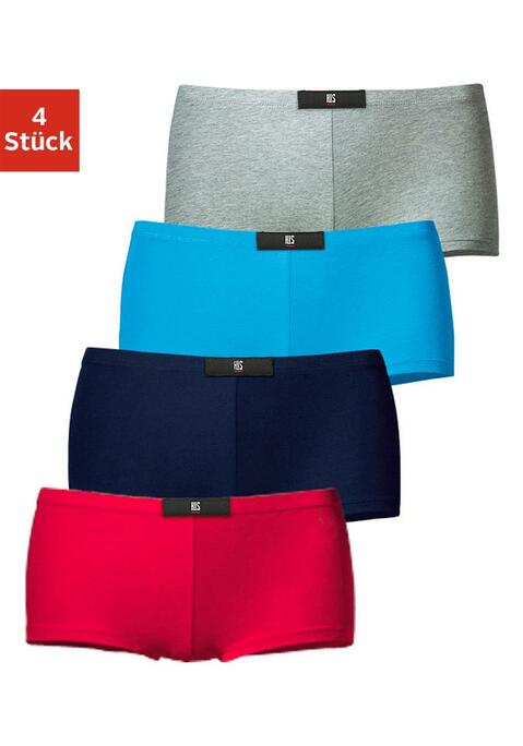 Bild: Panty von H.I.S: H.I.S Pantys im praktischen 4er-Pack. Mit aufgenähtem Logo-Label am Bündchen. Aus weicher Baumwoll-Stretch-Qualität.