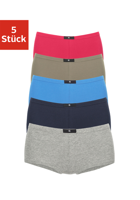 Bild: Panty von H.I.S: H.I.S Panty im praktischen 5er-Pack. Elastischer Bund mit Logo-Patch. Bequeme Passform und flache Nähte für hohen Tragekomfort. Einsatz von Baumwolle, die die Initiative Cotton made in Africa unterstützt.