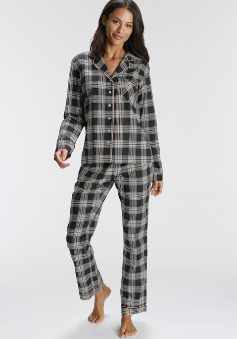 Bild: Pyjama von H.I.S: Obermaterial: 100% Baumwolle (unterstützt Cotton made in Africa)