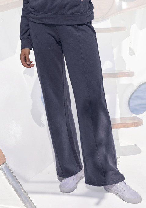 Bild: Relaxhose von H.I.S: Sweatpants von H.I.S. Gerades Bein mit Biesen vorn. Mit elastischem Tunnelzugbund. Leicht angeraute, weiche Sweatware