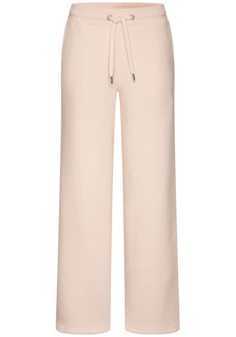 Bild: Relaxhose von H.I.S: Loungepants von H.I.S. Mit weitem Bein. Rippbund mit Tunnelzug. Seitliche Eingrifftaschen. Innen weich angerauter Sweat.