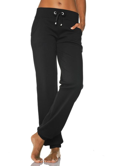 Bild: Relaxhose von H.I.S: Relaxhose von H.I.S. Schmale bequeme Passform. Bündchen mit Kordelzug und Logostickerei. Seitliche Eingrifftaschen. Aus 60% Baumwolle, 40% Polyester.