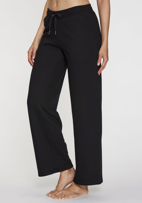 Bild: Relaxhose von H.I.S: Loungepants von H.I.S. Mit weitem Bein. Rippbund mit Tunnelzug. Seitliche Eingrifftaschen. Innen weich angerauter Sweat.