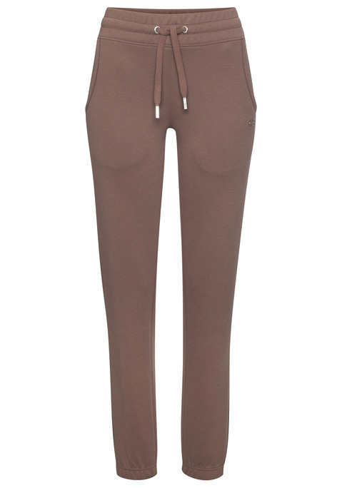 Bild: Relaxhose von H.I.S: Relaxhose von H.I.S. Schmale bequeme Passform. Bündchen mit Kordelzug und Logostickerei. Seitliche Eingrifftaschen. Aus 60% Baumwolle, 40% Polyester.