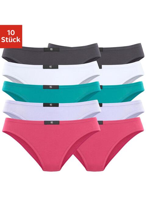 Bild: Slip von H.I.S: H.I.S Slip im praktischen 10er-Pack. Elastischer Bund mit Logo-Patch. Bequeme Passform und flache Nähte für hohen Tragekomfort. Einsatz von Baumwolle, die die Initiative Cotton made in Africa unterstützt.