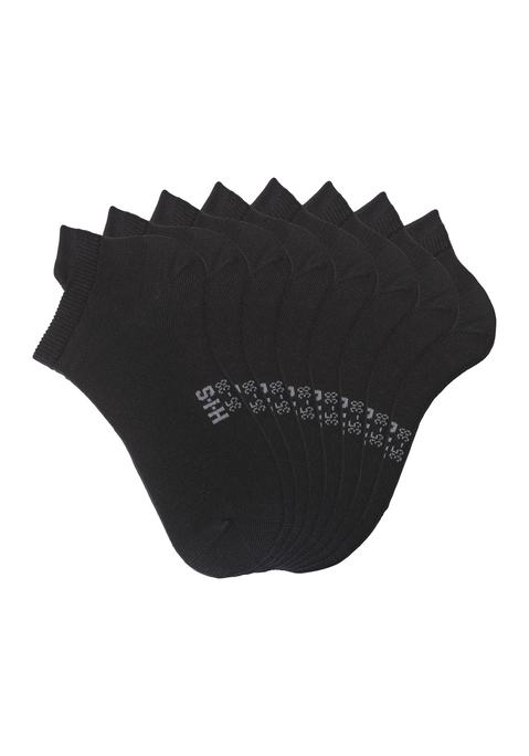 Bild: Sneakersocken von H.I.S: Sportliche Sneakersocken von H.I.S im 8er-Pack. Mit erhöhtem Bündchen für optimalen Halt. Eingestricktes Logo und Schuhgröße unter der Sohle. Weiches Material, ohne Frottee.