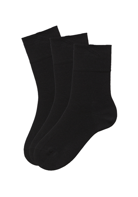 H.I.S Socken Damen 3x schwarz Gr.39-42
