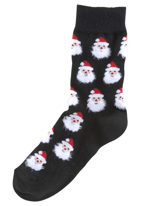 Bild: Socken von H.I.S: Lustige Socken von H.I.S. Im 3er-Pack und mit winterlichen Motiven. Weicher Komfortbund. Vorgeformter Zehen- und Fersenbereich. Hoher Tragekomfort und optimale Passform. Auch ideal zum Verschenken. Angenehmer Materialmix.