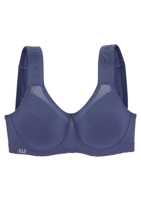 H.I.S Sport-BH Damen blau Gr.100D