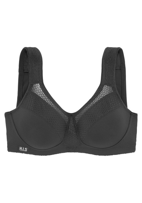 H.I.S Sport-BH Damen schwarz Gr.100C