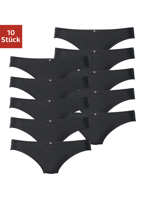 Bild: String von H.I.S: H.I.S String im praktischen 5er-Pack. Elastischer Bund mit Logo-Patch. Bequeme Passform und flache Nähte für hohen Tragekomfort. Einsatz von Baumwolle, die die Initiative Cotton made in Africa unterstützt.