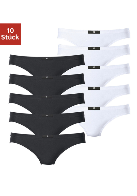 Bild: String von H.I.S: H.I.S String im praktischen 5er-Pack. Elastischer Bund mit Logo-Patch. Bequeme Passform und flache Nähte für hohen Tragekomfort. Einsatz von Baumwolle, die die Initiative Cotton made in Africa unterstützt.