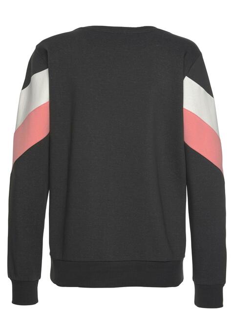 Bild: Sweatshirt von H.I.S: Sweatpullover von H.I.S. mit Rundhalsauschnitt. Innen kuschelig angeraut. Aus 100% Baumwolle (unterstützt Cotton made in Africa).